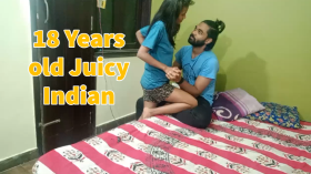 18 Years old Juicy Indian Teen Love Hardcore Fucking with Cum inside Pussy