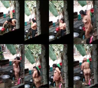 Village Giral Bathing Video goes viral