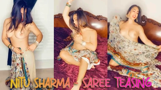 Nitu Sharma Saree Teasing – 2022 – Hindi Short Video– OnlyFans