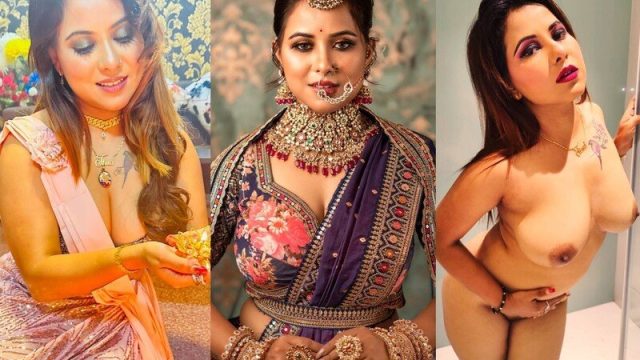 Tina Nandy Threesome Rough Sex In Traditional Dress HD Video